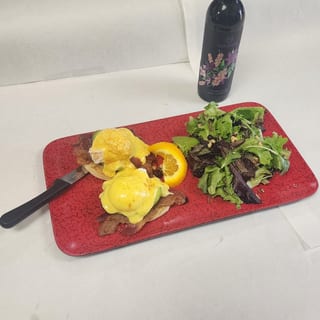 Bacon Avocado Benedict