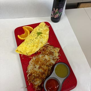 Omelette - Fromage & Champignon à la Carte