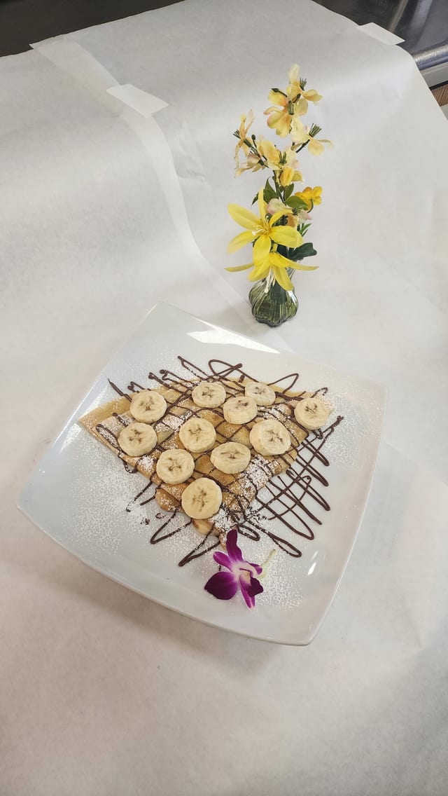 Crepe - Banana Nutella.